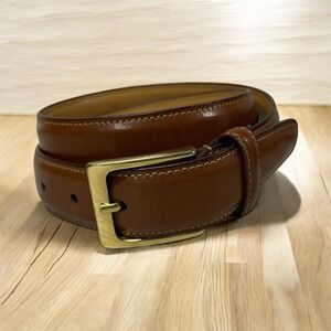 TRAFALGAR brown CLASSIC CORTINA dress Leather belt Size 38 (E4)